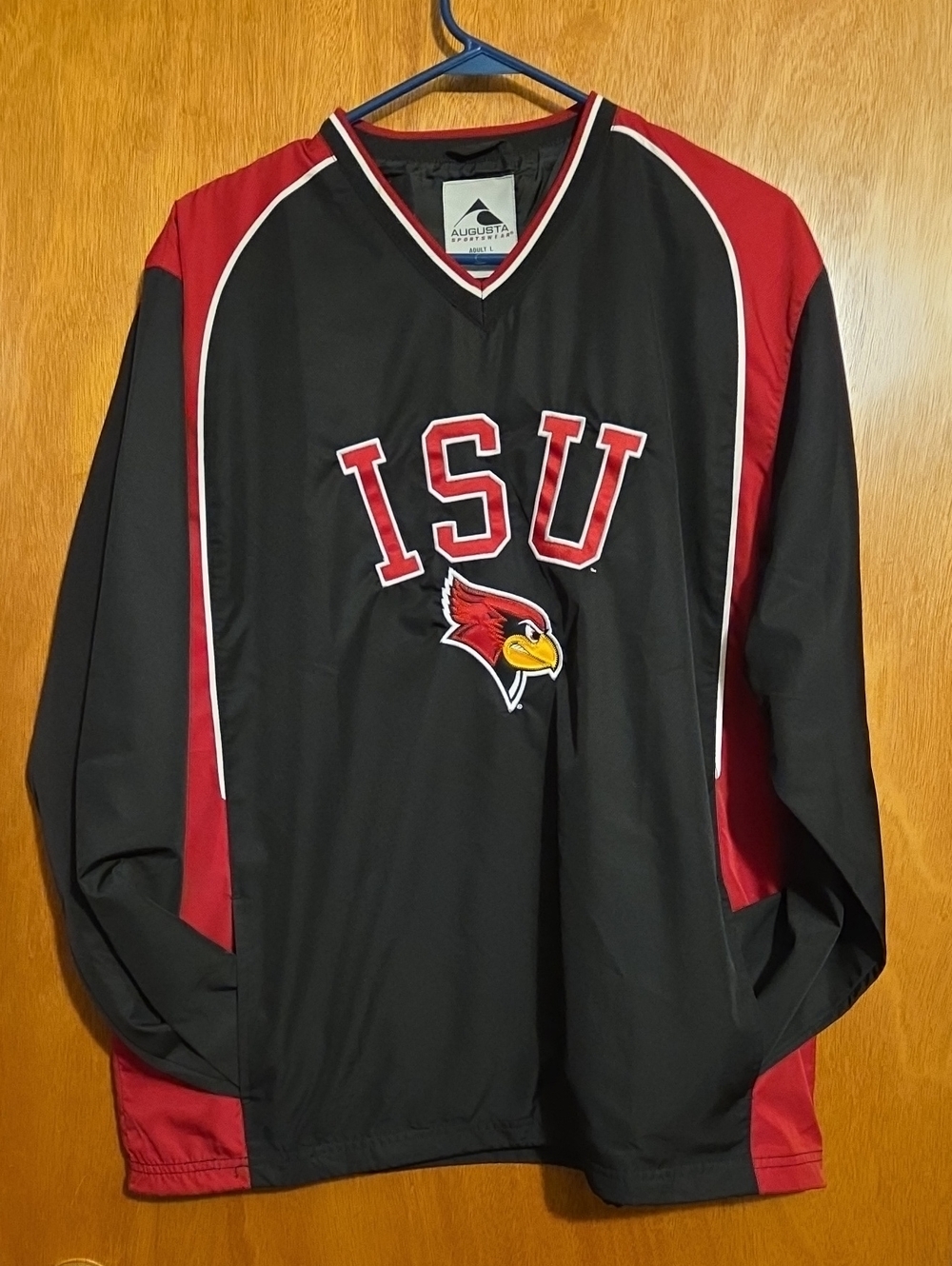 ISU Men's Black and Red Pullover Team Shirt